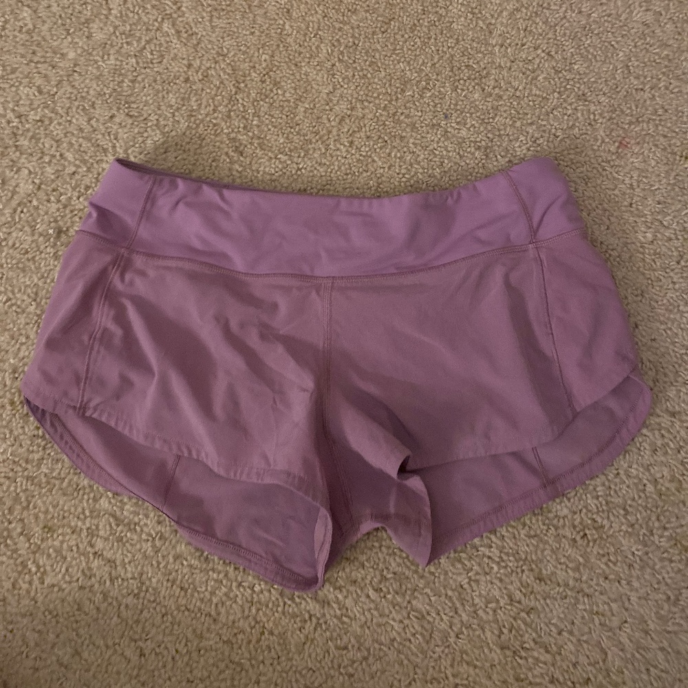 Lululemon light purple 2.5 Speed Ups size 6